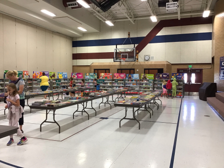 overall view of the book fair