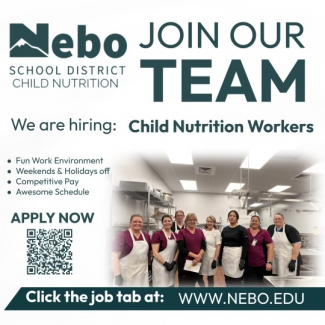 Flier for a job opening for a child nutrition worker