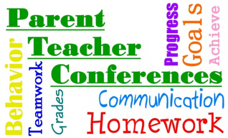 student teacher conference clip art