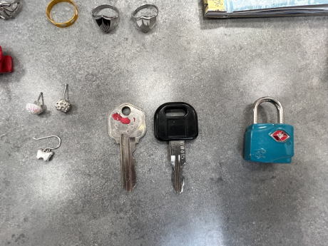 keys in the lost and found