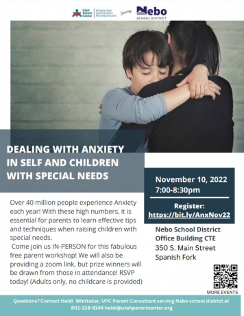 Anxiety and Special Needs Workshop