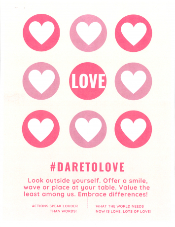 Dare to love worksheet
