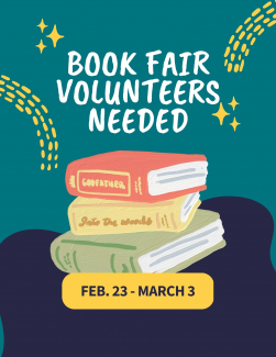 Book Fair Volunteers Needed