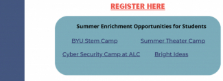 Nebo Summer Enrichment Opportunities for Students